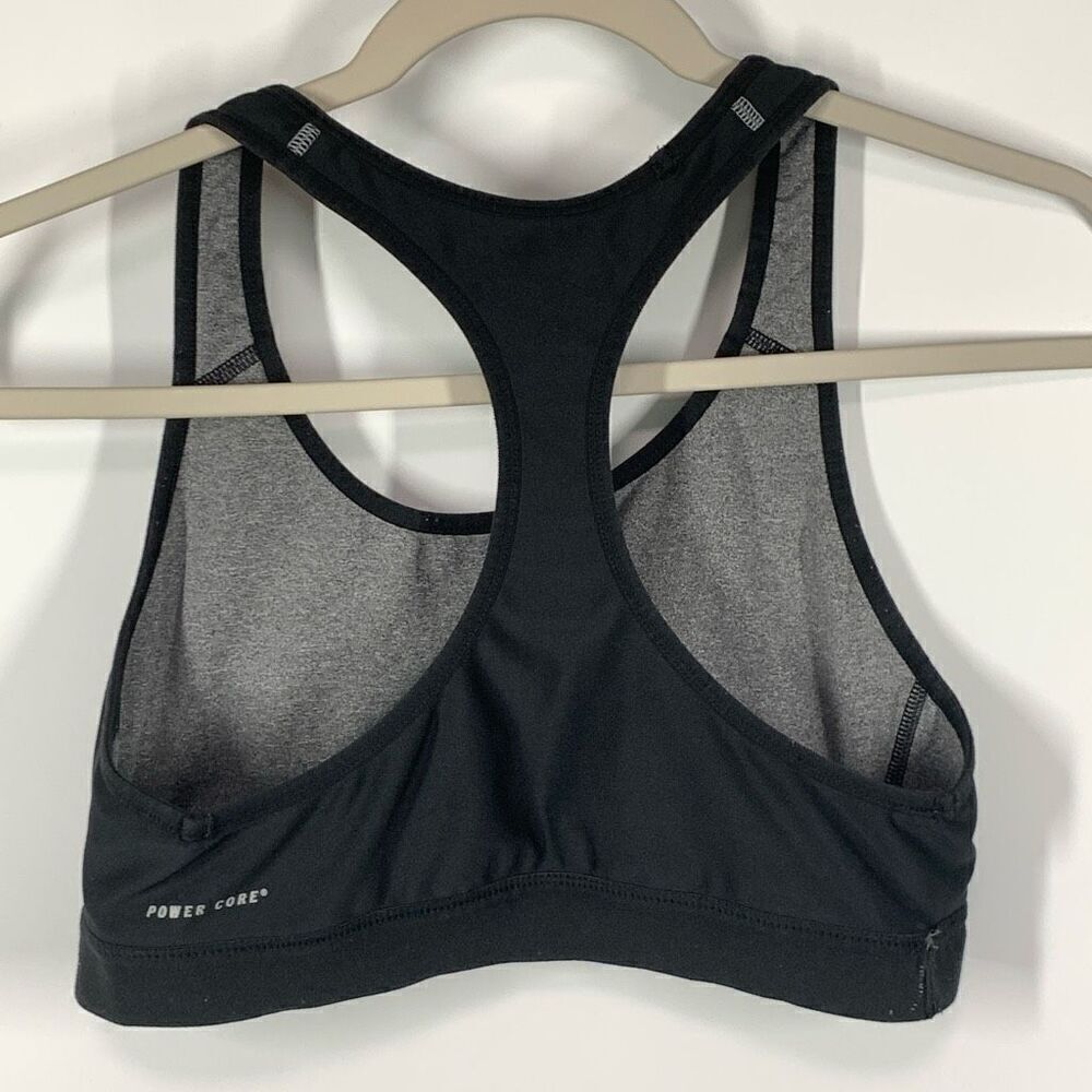 Champion Women's Racerback Scoop Neck Power Core Sports Bra Black Size Small - Picture 5 of 5